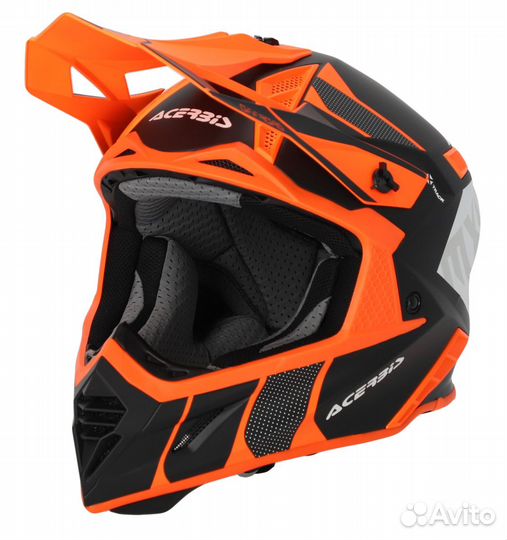 Мотошлем Acerbis X-track Orange 2023