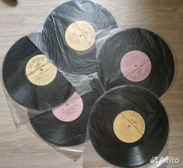 Советская эстрада. Грампластинки 10 шт