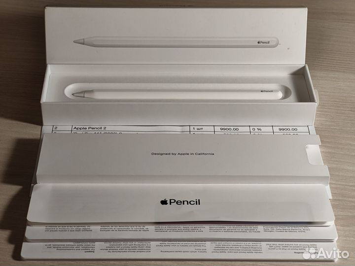 Apple Pencil 2 (оригинал, как новый, чек)