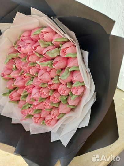 Зефирные букеты, торты ручной работы