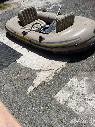 Лодка надувная двухместная