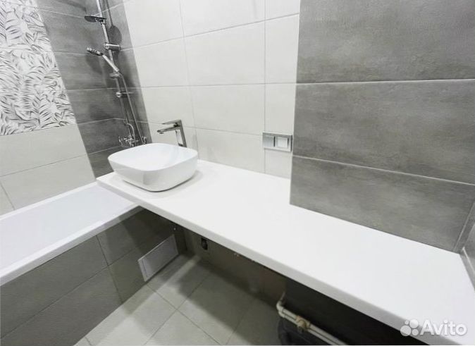 Столешница из искусственного камня в ванную