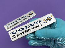 Наклейка 2 шт Volvo алюминевая надпись Вольво
