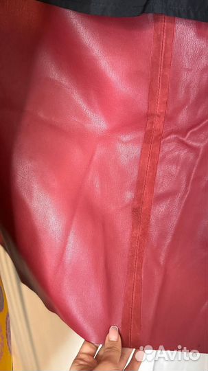 Кожаная юбка
