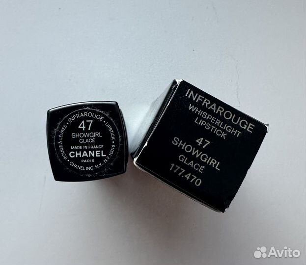 Chanel помада 47 showgirl glace винтаж