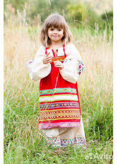 Русский народный костюм для девочки напрокат