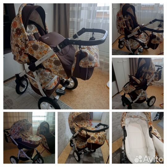 Коляска 2 в 1 бу