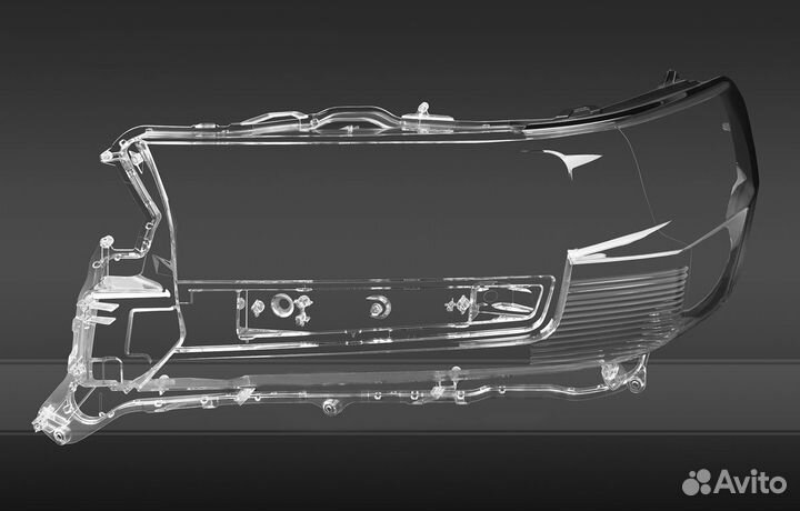 Стекло фары Toyota LC200 2015-2018 Лев/Прав