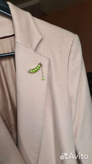 Брошь горошек