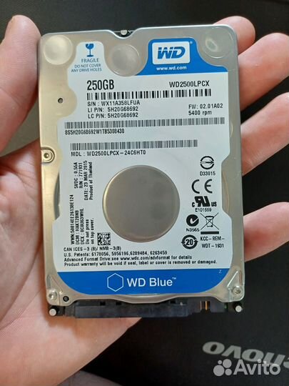 Жесткий диск WD 250gb