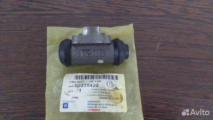 Цилиндр тормозной задний Nexia 90235420