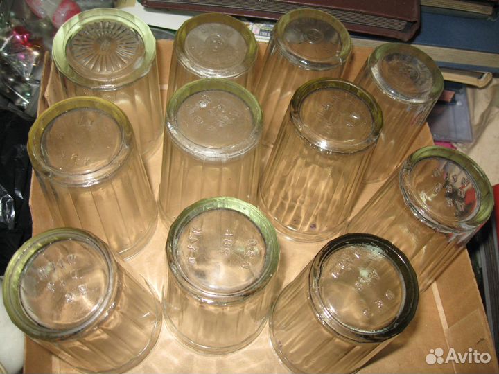 Стаканы тонкостенные-для подстаканников+граненые