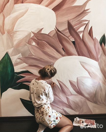 Роспись стен, интерьерные картины