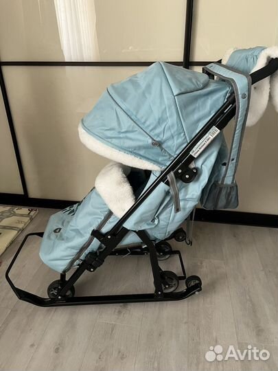 Санки коляска nika