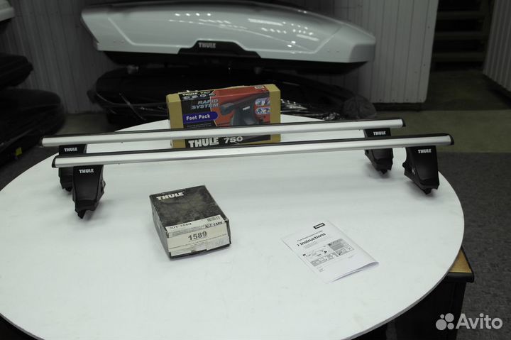 Багажник с опорами Thule на Volkswagen Polo б/у