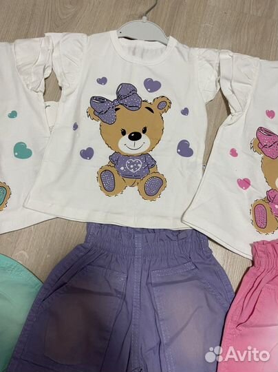 Костюм шорты футболка 92-110(новый Турция)