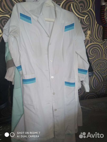 Халаты медицинские новые и б/у разм от 42-52