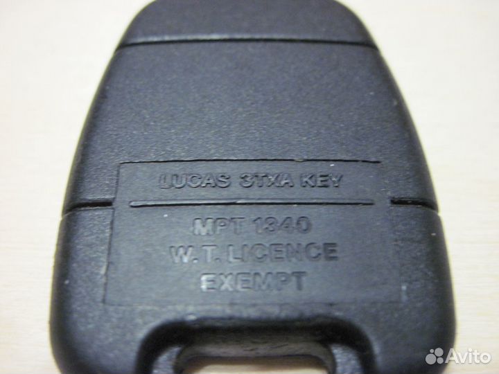 Land rover двухкнопочный пульт lucas 3TXA KEY