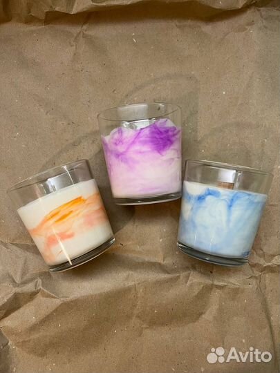 Ароматические свечи ручной работы