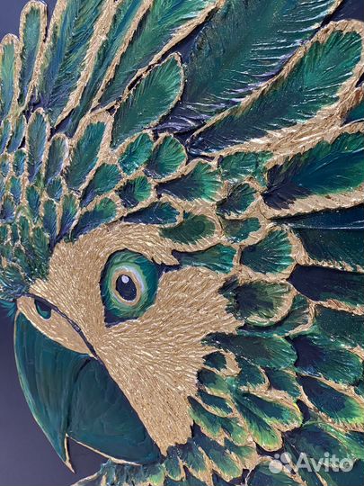 Картина Зеленый ара