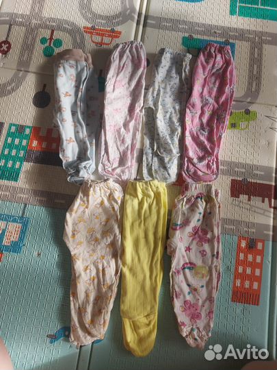 Вещи пакетом для девочки 56р