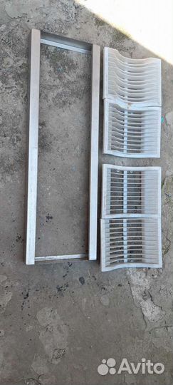 4 полки для сушки посуды. Пищевая нержавейка