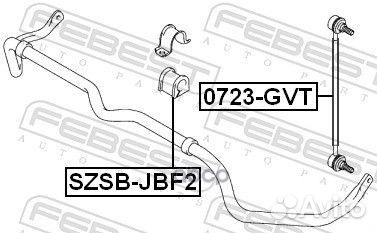 Втулка стабилизатора suzuki grand vitara JB419W