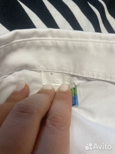 Рубашка школьная 134-146 с коротким рукавом