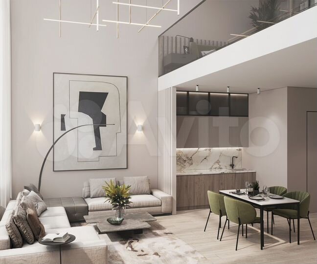 1-к. апартаменты, 47,2 м², 6/6 эт.