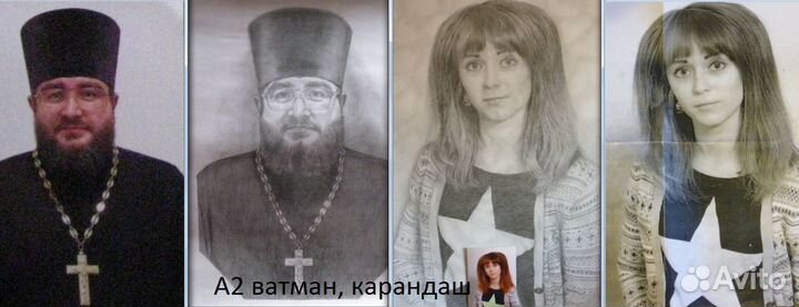 Картины, Портреты маслом, карандашом