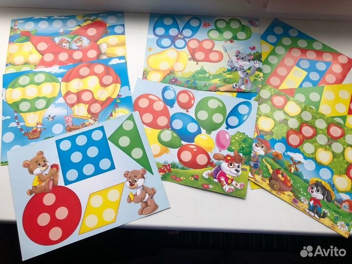 Игра мозаика пластиковая Рыжий кот 