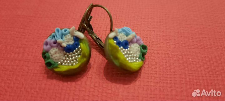 Серьги ручная работа