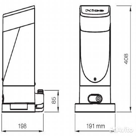 Nice RB400KIT привод для откатных ворот
