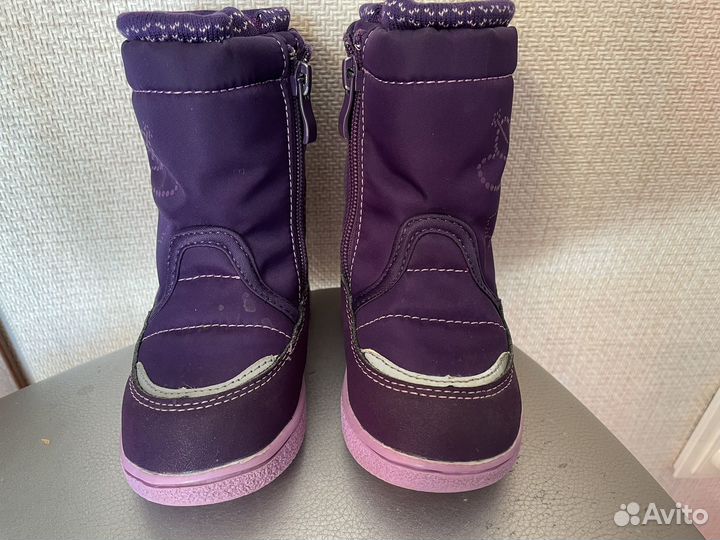 Сапоги зимние для девочки 22 размер
