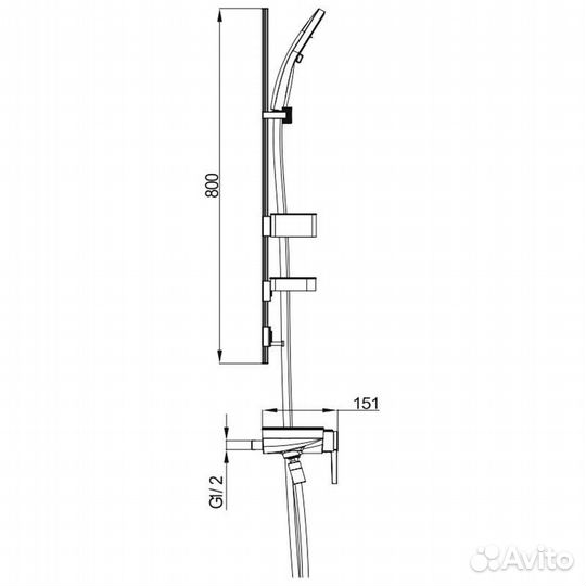 Смеситель для ванны Gappo G3296-26
