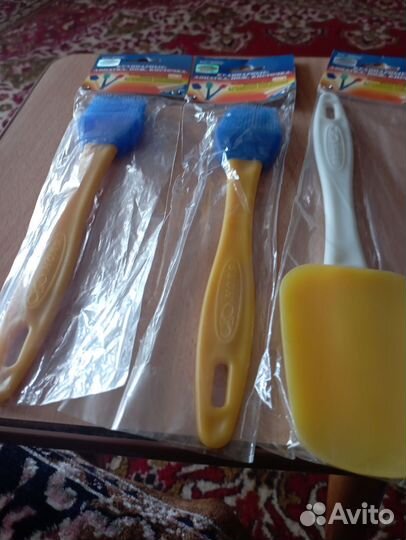 Силиконовые кисточки и лопатка