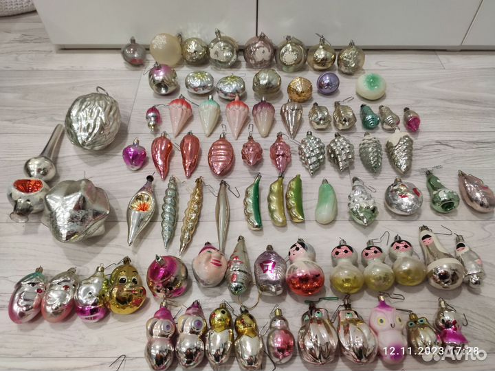 Елочные игрушки СССР