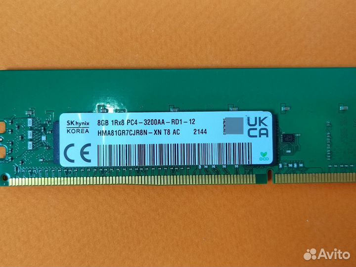 8GB DDR4 ECC REG 3200 MHz SK hynix Серверная