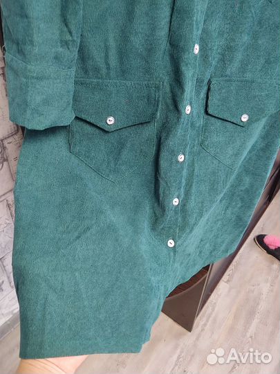 Платье вельветовое