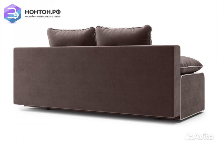 Диван еврокнижка Лестер коричневый