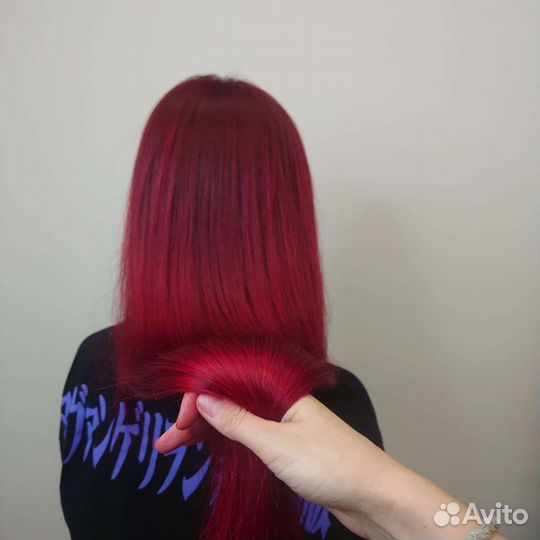 Цветные,яркие окрашивания,градиент,сплит,глитч