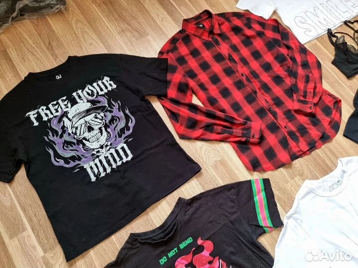 Футболки, бюстгальтер, рубашка