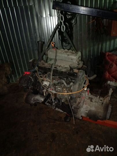 Двигатель volkswagen t4 2.4 aja аав