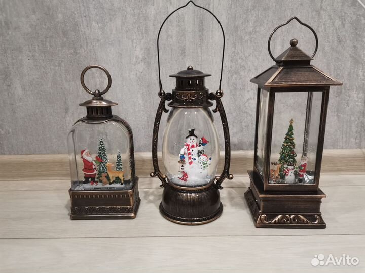 Фонарь светильник музыкальный новогодний