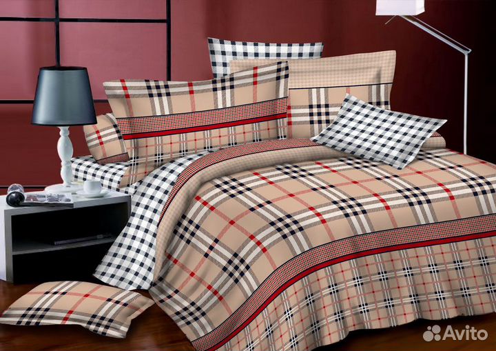 3.Постельное 2-спал. и евро поплин