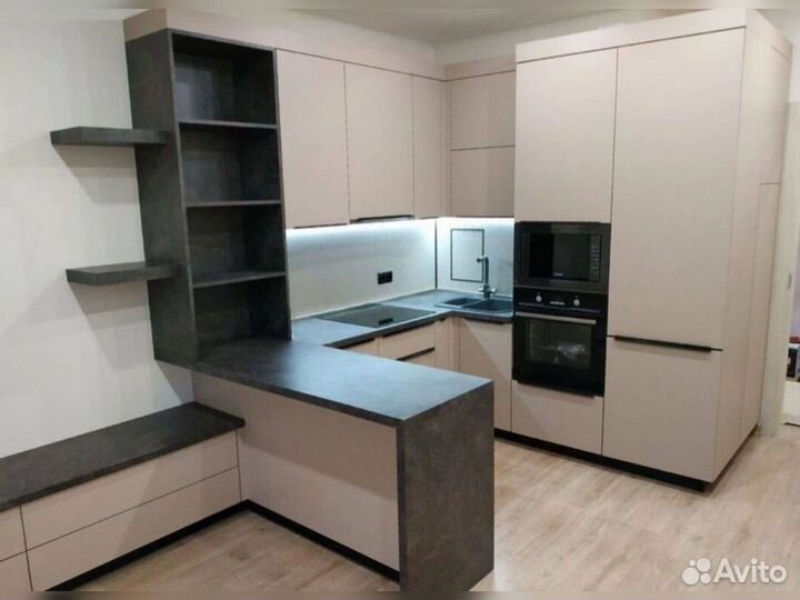 Кухня п образная