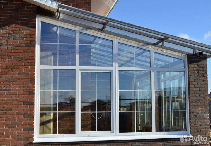 Остекление входных групп, беседок