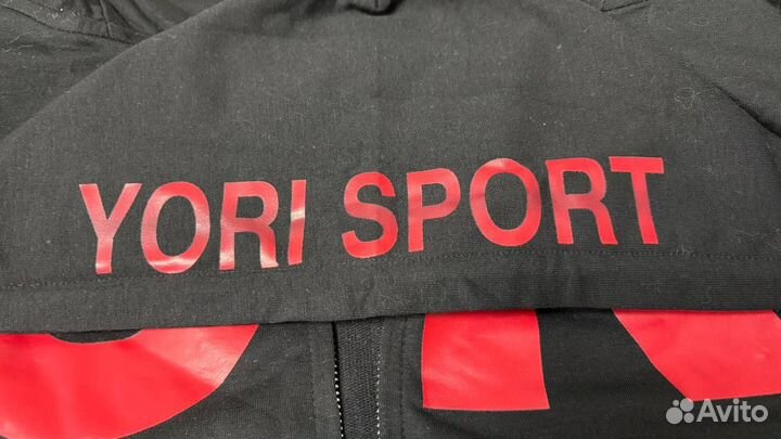 Худи Yori sport OK 2027 черно-красное