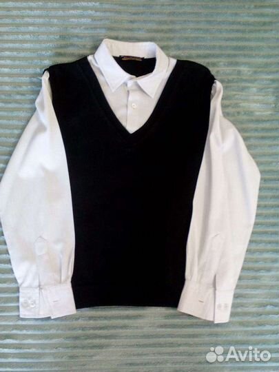 Обманка (рукава серые) на рост 140см