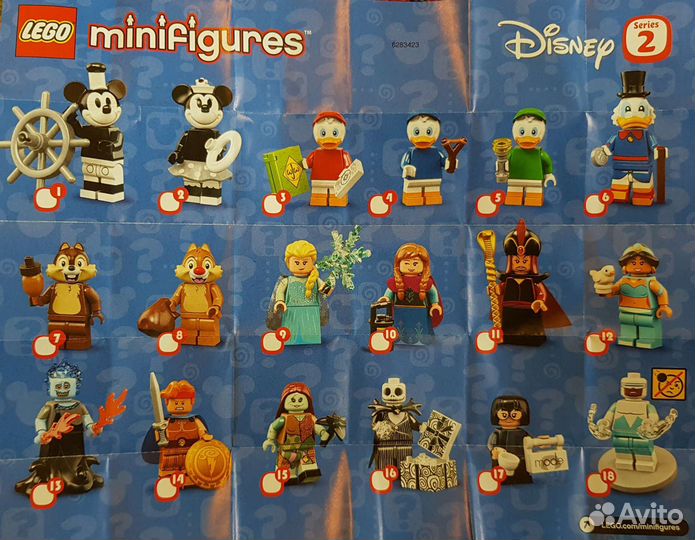 Lego 71024 минифигурки